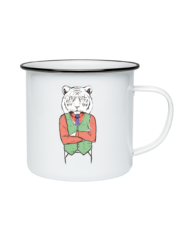 puodelis Hipster tiger puodelis Hipster tiger